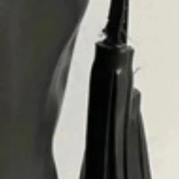 Coach vintage black leather shoulder handbag - Picture 8 of 9